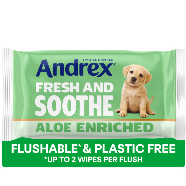 ANDREX FRESH&SOOTHE WIPES ALOE ENRICHED - 36