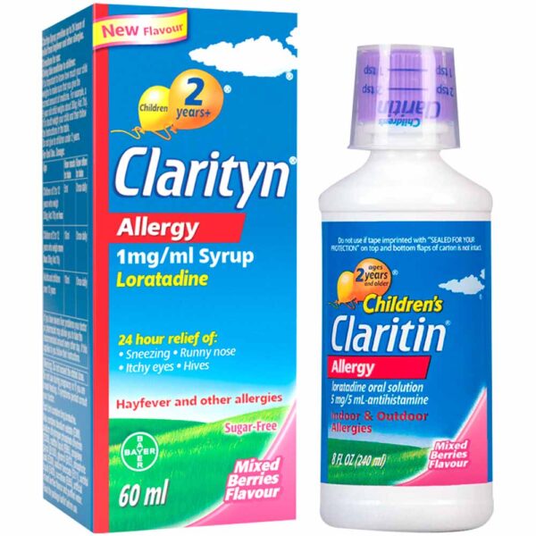 Clarityn Allergy +2 Mix Berry 1mg/ml - 60ml