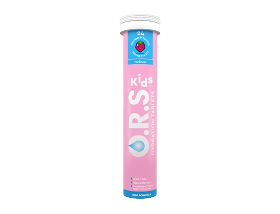 ORS Oral Rehydration Kids Strawberry - 24 Packs