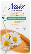 Nair Body Wax Strips - 12 Strips
