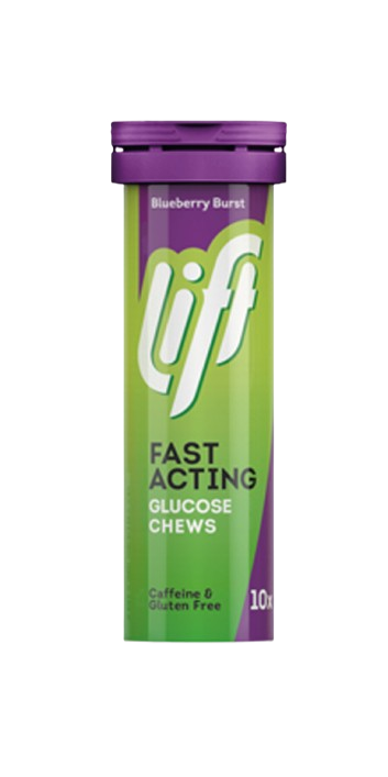 Lift Glucose Tablets Blueberry Tube - 10 Tabs