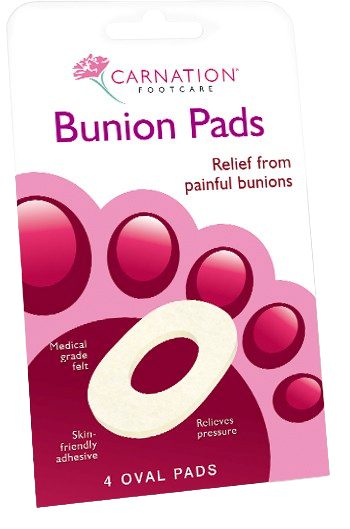 CARNATION BUNION RELIEF RINGS - 4 PACKS