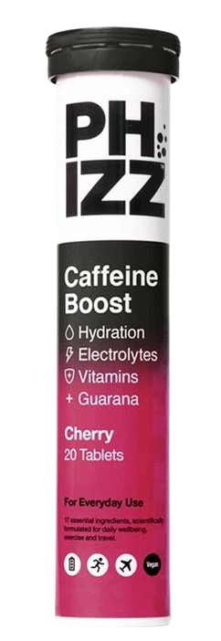Phizz Daily Energy Cherry Caffeine - 20 Tabs