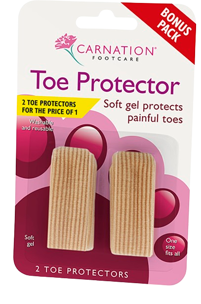CARNATION TOE PROTECTOR - 2 PACKS