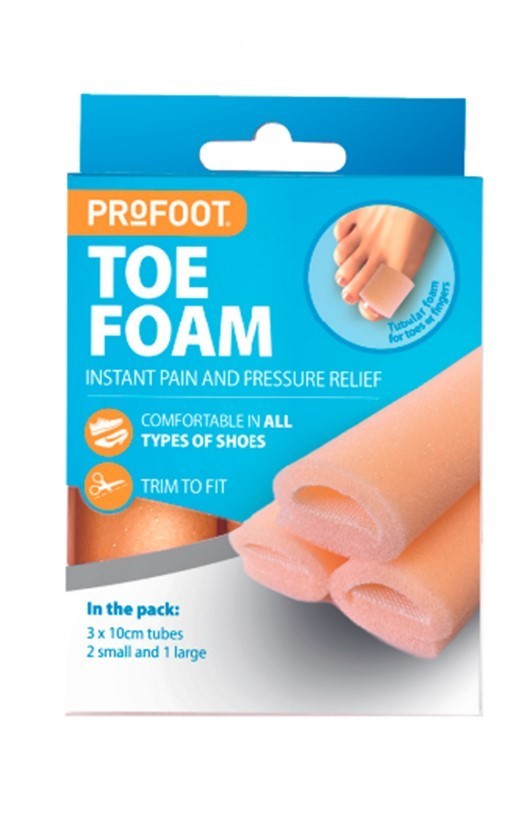 PROFOOT TOE FOAM- 3 PACKS
