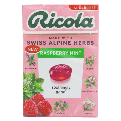 Ricola Raspberry Mint Sugar Free Box - 45gm