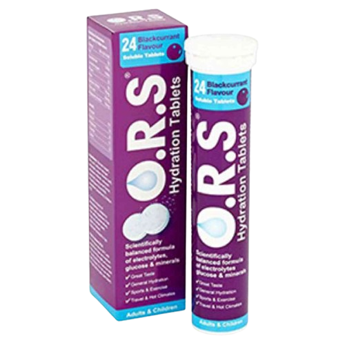ORS Oral Rehydration Salts Blackcurrant - 12 Packs