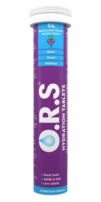 ORS Oral Rehydration Salts Blackcurrant - 24 Packs