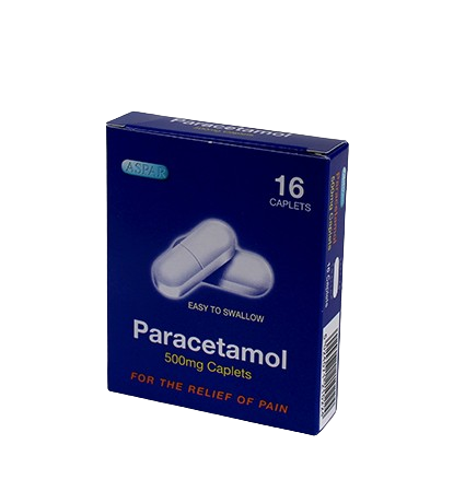 Aspar Paracetamol 500mg Caplets 16s