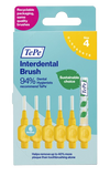 Tepe Interdental Brush 0.7(4) Yellow - 6 Packs
