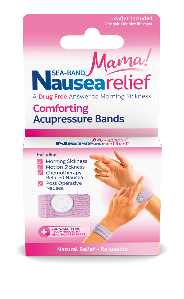 Sea Band Mama Acupressure Wristband - 2 Bands