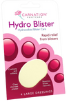 CARNATION HYDRO BLISTER RELIEF PLASTERS - 4 PACKS