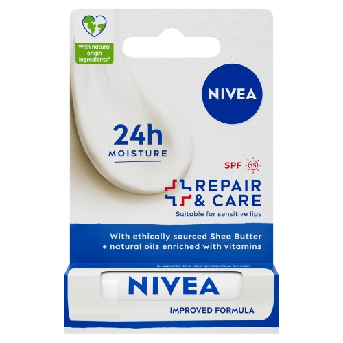 Nivea Repair & Care SPF15 Lip Balm - 4.8g