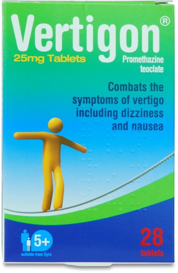 Vertigon Tablets 25g - 28 Tablets